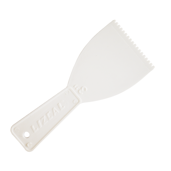 ESPÁTULA PLÁSTICA DENTADA 3"