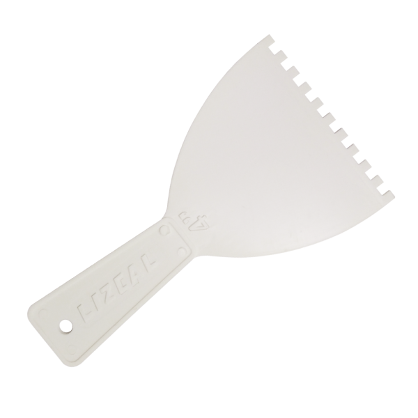 ESPÁTULA PLÁSTICA DENTADA
