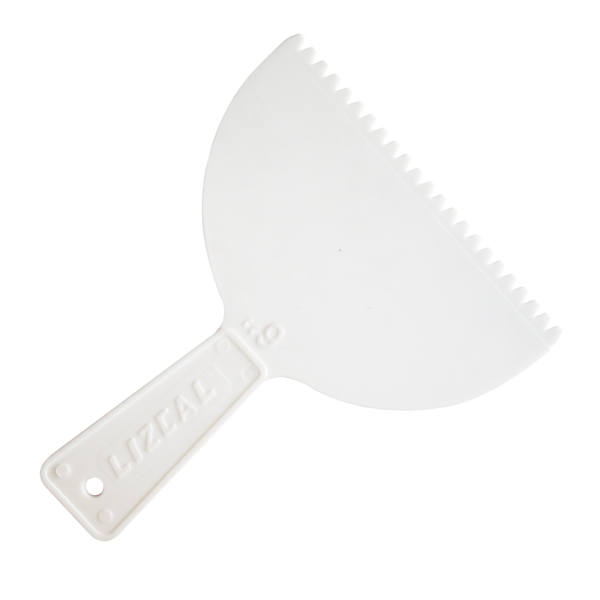 ESPÁTULA PLÁSTICA DENTADA 6"