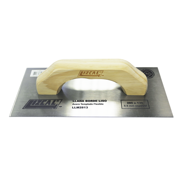 LLANA METÁLICA BORDE LISO 130 MM