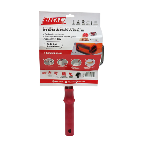 RODILLO RECARGABLE FIBRA 18 CM - Image 4
