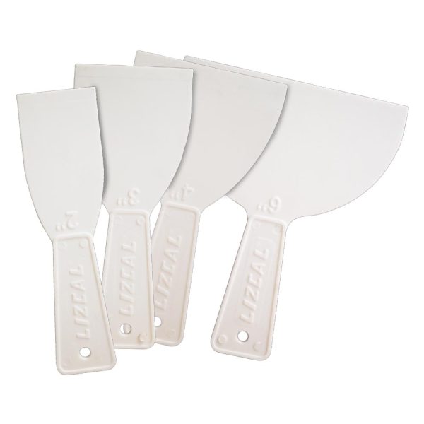 SET ESPÁTULAS PLÁSTICAS LISAS (2"-3"-4"-6")