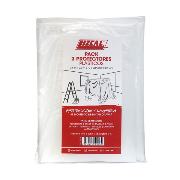PACK 3 PROTECTORES PLÁSTICOS