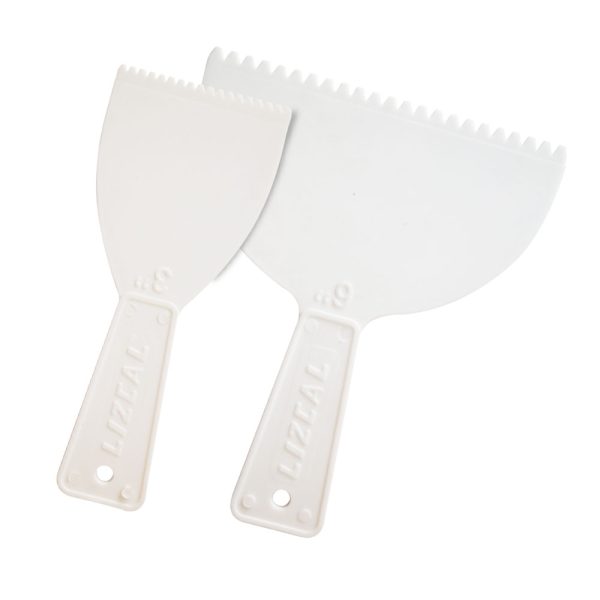 SET ESPÁTULAS PLÁSTICAS DENTADAS (3"-6")